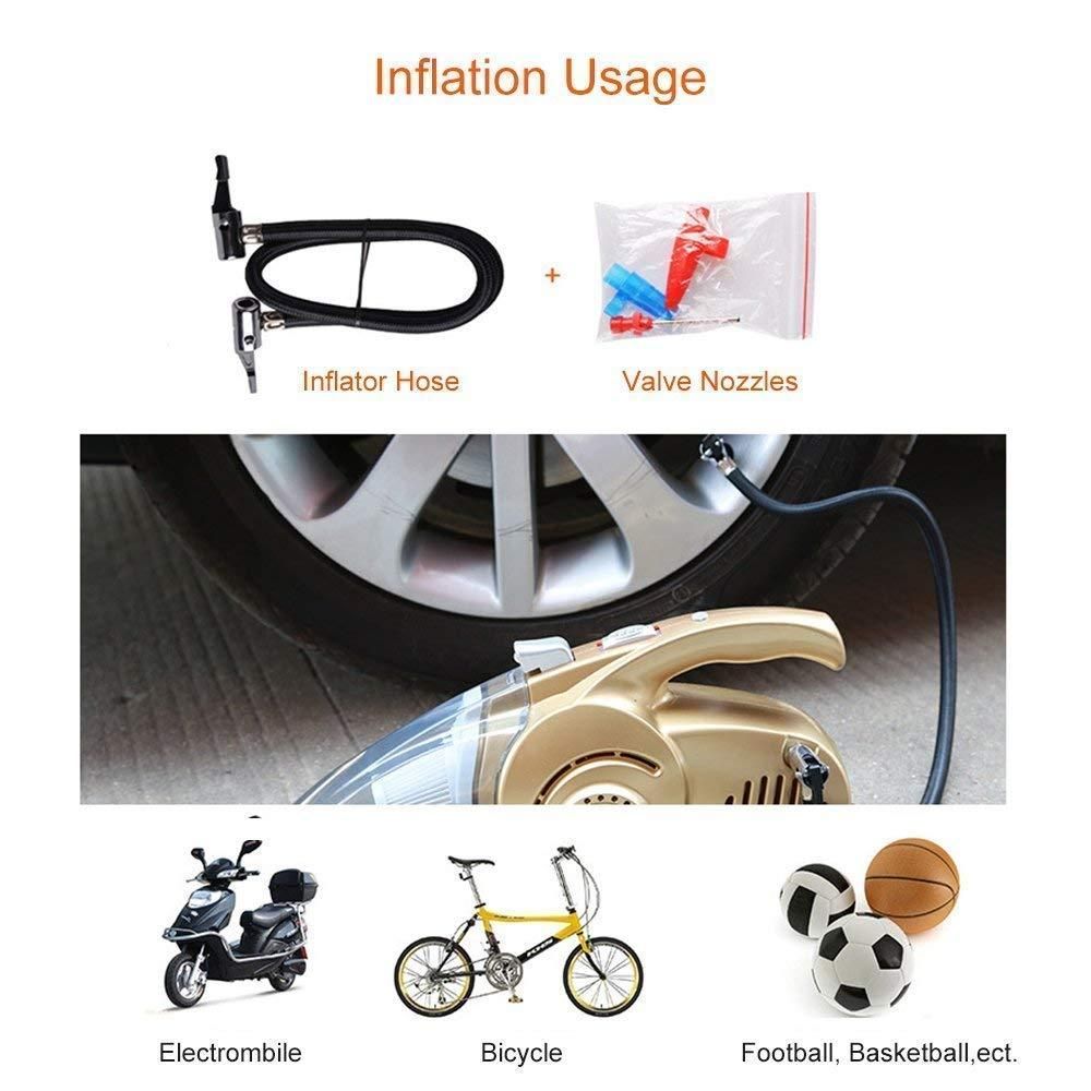 2 in 1 Car Vacuum Cleaner with Tyre Inflator